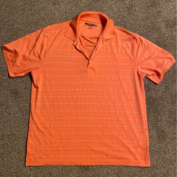 Greg Norman Collection Other - Men’s XL Dry Fit Golf Collared Orange Shirt